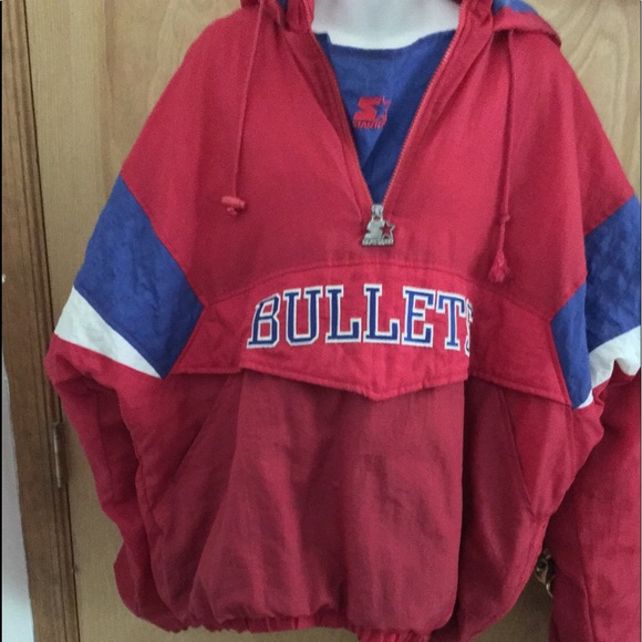 washington bullets starter jacket